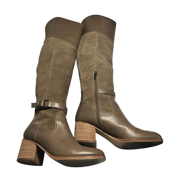 Marc Fisher Leather and Suede Tall Boots Womens 7M - Picture 7 of 16